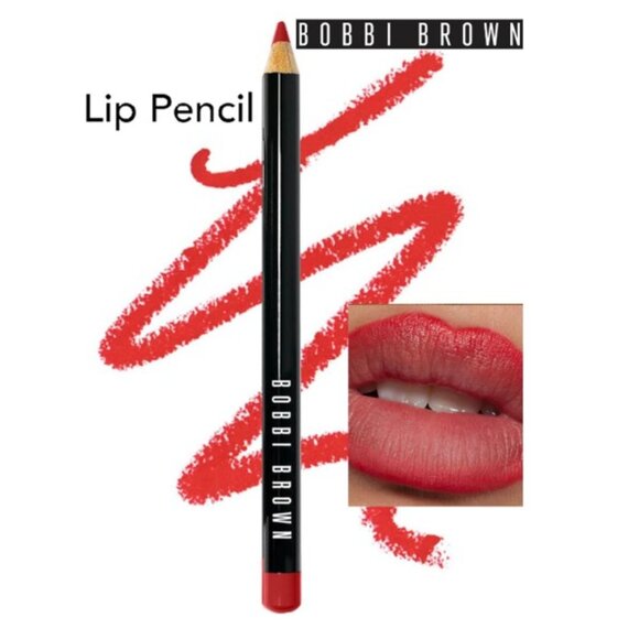Bobbi Brown Lip* Liner Pencil Crayon - Contour des Levees ~ 34 RED (Bright) NIB - Picture 5 of 14